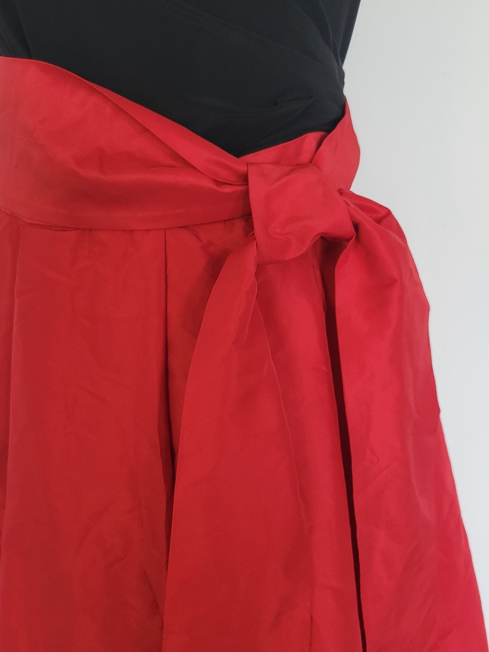 NWT Lauren Ralph Lauren Atelier Taffeta Skirt A-Line Tie-Waist Maxi Gown Size 10 - Picture 5 of 16